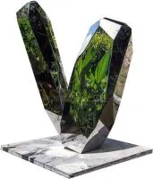 Камни полированная сталь арт-объект (517631) поставка  в Щёлково