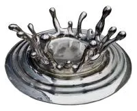 Всплеск воды из нержавеющей стали (517626) монтаж арт-объект  в Щёлково