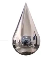 Капля 1000 х 500 зеркало aisi304 (517624) производство арт-объект  в Щёлково