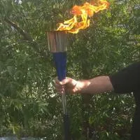 Факел на праздник Сахалин (197156) производство жидкость факелы ø 135 мм. ветроустойчивая  в Щёлково