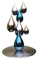 Капли скульптура в фойе (517630) монтаж арт-объект  в Щёлково