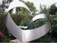 Сердце скульптура из нержавеющей стали (518277) поставка арт-объект  в Щёлково