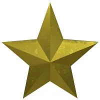 Звезда накладка на памятник литая латунь в Щёлково (518483)
