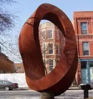 Кортеновская сталь скульптура кольцо (518292) поставка арт-объект  в Щёлково