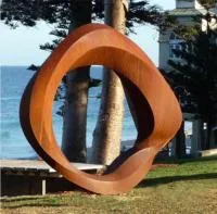 Композиция кольцо кортеновская сталь (518268) сертификат арт-объект  в Щёлково