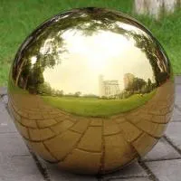 Шар полированный золото (198307) поставка - сфера арт-объект ø 1000 мм. пустотелая  в Щёлково