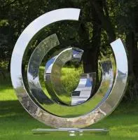 Скульптурная арт композиция кольца (518293) поставка арт-объект  в Щёлково