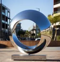 Кольцо нержавеющая сталь скульптура (518260) производство арт-объект  в Щёлково