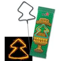 Бенгальские огни фигурные Елочка 250-2 ТР163 купить от производителя Троицкий снаряжательный завод — Щёлково