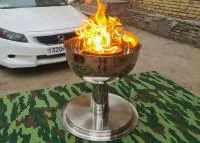 Чаша торжественного огня афины (51756458) производство для ø 360 мм. ветроустойчивая в Щёлково